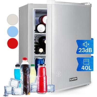 KLARSTEIN Refrigerateur Mini bar -  Happy Hour 37 - 37 L 5-15&deg;C Silencieux 0 dB &eacute;clairage LED argent 