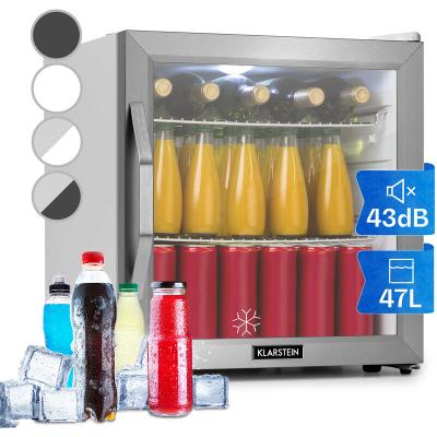 KLARSTEIN R&eacute;frig&eacute;rateur compact  Beersafe L - 47L - LED - Porte vitr&eacute;e blanc