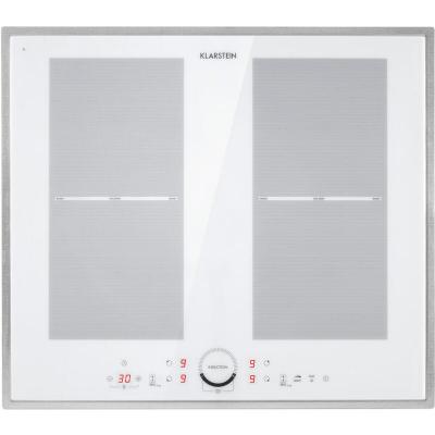KLARSTEIN Table de cuisson - Delicatessa 60 Prime - Plaque vitroc&eacute;ramique - 7000W - Minuterie - Blanc 
