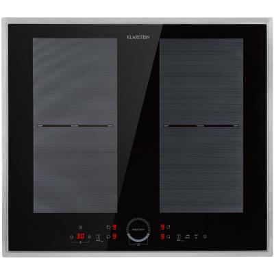 KLARSTEIN Plaque induction encastrable 4 feux -  - 7000 W - vitroc&eacute;ramique - noir 