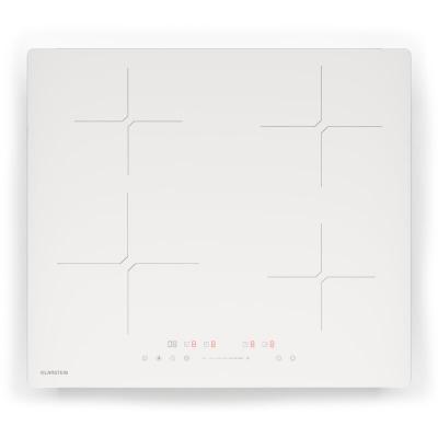 KLARSTEIN  powerglide plaque de cuisson &agrave; induction 4 zones 8000 w 9 niveaux boost curseur blanc