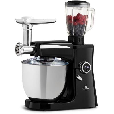 KLARSTEIN Robot de cuisine multifonction -  renata rossa - 3-en-1 - 2000&nbsp;w - blender - noir 