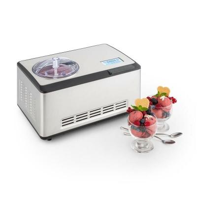 KLARSTEIN Dolce bacio sorbeti&egrave;re &agrave; compresseur 2 l &eacute;cran lcd tactile inox 
