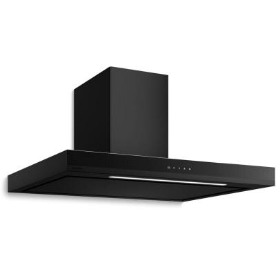 KLARSTEIN Velaire Hotte Aspirante 90 cm Hotte Murale 595 m&sup3;/h A++ Commandes Tactiles LED 3 Vitesses Noir
