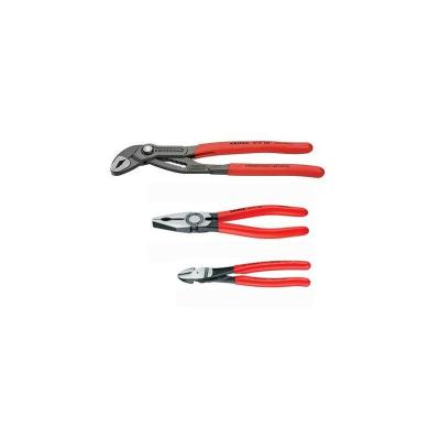 KNIPEX  - pinces coffret de 3 pinces