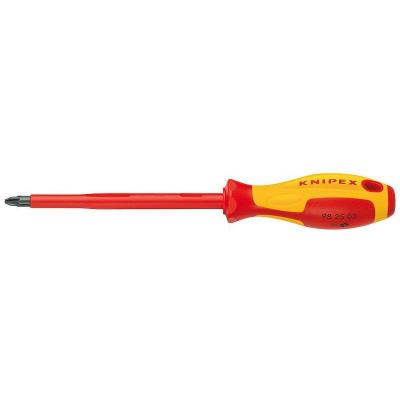 KNIPEX  Tournevis pour vis &agrave; t&ecirc;te cruciforme Pozidriv 320 mm - 98 25 04