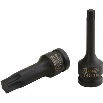KS TOOLS  - Douilles tournevis &agrave; chocs torx&reg; 1/2, longues T70