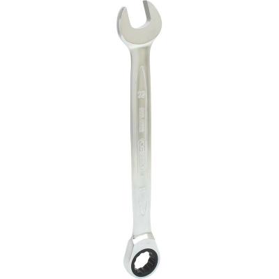 KS TOOLS Cl&eacute; mixte &agrave; cliquet CHROMEplus, 22 mm, 72 dents  503.4222