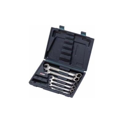 KS TOOLS Coffret de 6 cl&eacute;s mixtes - Cliquet r&eacute;versible GEAR-plus - 503.4646
