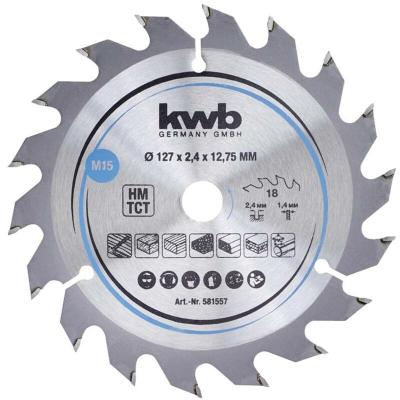 KWB Lame de scie circulaire HM Milieu &Oslash; 127x12.75 Z18