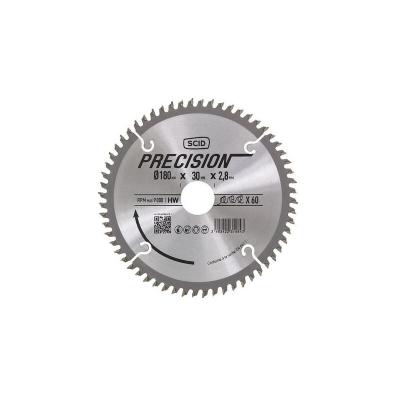SCID Lame au carbure pour scie circulaire coupe fine &oslash; 180 mm 60 30 2,8