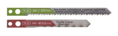 SCID Assortiment 2 lame scie sauteuse bois m&eacute;tal accroche pour Makita 