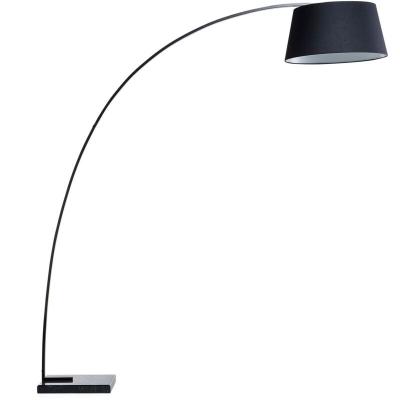 BELIANI Lampadaire design avec abat-jour noir