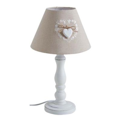 AUBRY GASPARD  - Lampe de chevet en bois Romantique - Blanc