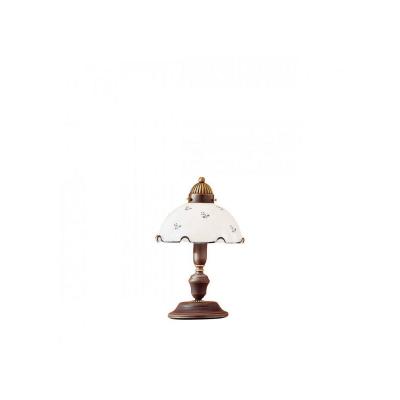 AUSTROLUX Lampe de table style cosy NONNA laiton antique en verre mat