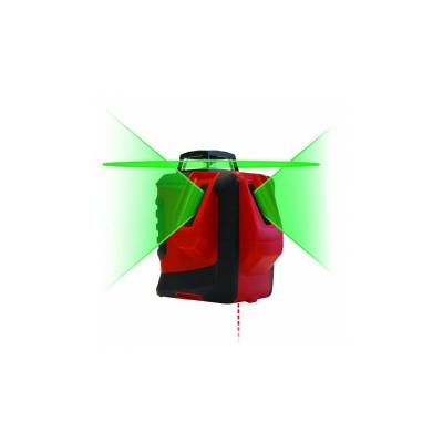 METRICA  - Niveau Laser Vert 360&deg; ? Port&eacute;e jusqu'&agrave; 50 m avec Pr&eacute;cision &plusmn;2 mm - H360 + 2V + 1D 