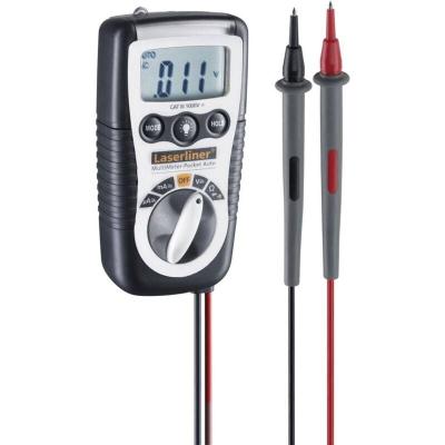 LASERLINER Multim&egrave;tre universel Multimeter pocket, Blanc/noir
