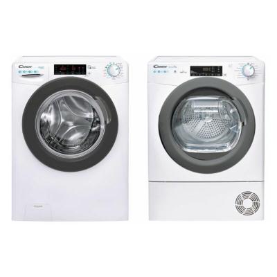 CANDY Lave-linge frontal 10kg 1400trs/min smart touch + s&egrave;che-linge frontal 10kg pompe &agrave; chaleur