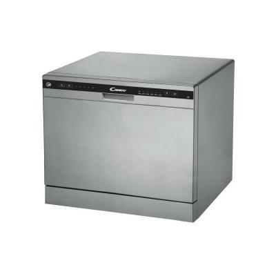 CANDY  - Lave-Vaisselle Compact 6 Couverts D&eacute;part Diff&eacute;r&eacute; - Gris