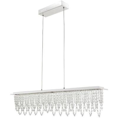 GLOBO Suspension led chrome 150x11x90cm  lighting 68405-24h