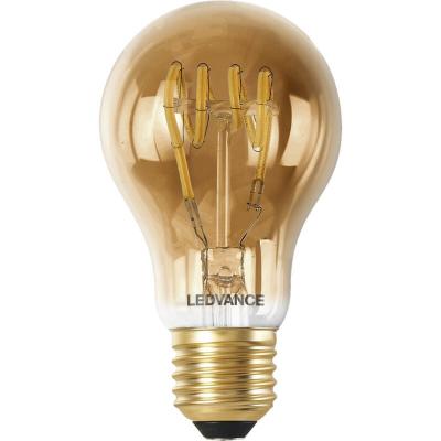 LEDVANCE Ampoule intelligente lumineuse en verre dor&eacute;, 6cm