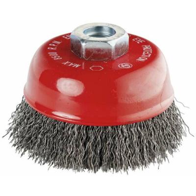 LEMAN  06425 Brosse conique en Acier ondul&eacute; &Oslash; 80 mm