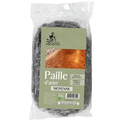 EBENISTES Paille D'acier Moyenne N&deg;00 100g - Les Anciens &eacute;b&eacute;nistes*