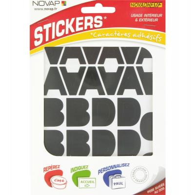 NOVAP  - Lettres autocollantes 30mm Noir novadhesifs - 4370262