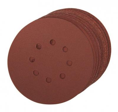 SILVERLINE Lot de 10 disques auto-agrippants perfor&eacute;s 150&nbsp;mm 