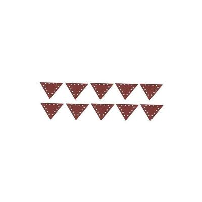 SCHEPPACH  - Lot de 10 papiers abrasifs triangulaire Grain 80