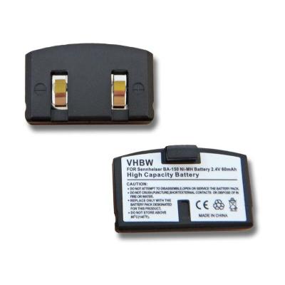 VHBW 2x Batteries compatible avec Sennheiser RS2400, RS400, Set 500, Set 250, Set 50 tv casque audio, &eacute;couteurs sans fil (60mAh, 2,4V, NiMH) - 