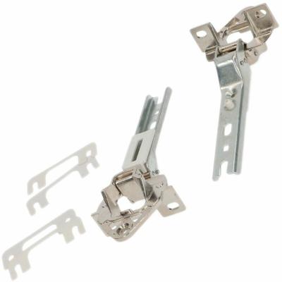 BRANDT Lot de 2 charni&egrave;res R&eacute;frig&eacute;rateur cong&eacute;lateur (93X1336 BOSCH SIEMENS NEFF DE DIETRICH GAGGENAU ELEKTRA-BREGENZ)