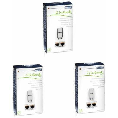 DELONGHI Lot de 3 EcoDecalk mini 100ml (5513295981) Cafeti&egrave;re, Expresso simac, 