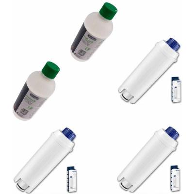 DE LONGHI Lot de 3 filtres + 2 d&eacute;tartrants Cafeti&egrave;re Expresso (5513292811 5513296041 BEKO DELONGHI)