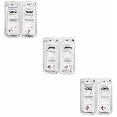 DE LONGHI Lot de 6 d&eacute;tartrants naturels NOKALK 2x100ml Cafeti&egrave;re Expresso (5513296011 DELONGHI)