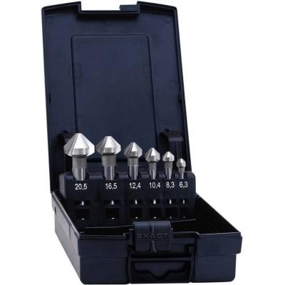 EXACT Lot de 6 forets coniques HSS 90&deg;