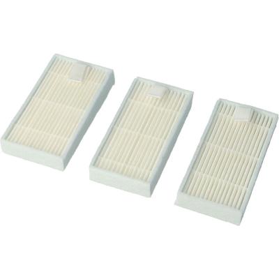 VHBW 3x filtre compatible avec Medion MD16192, MD18318, MD18500, MD18501, MD18600 aspirateur - filtre hepa blanc - 