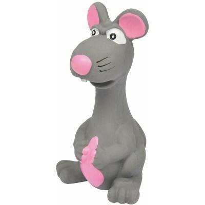 LOVE STORY Jouet Souris Pour Chien En Latex Grise 14.5 X 8cm