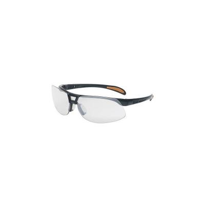 HONEYWELL  1015366 Protege Floating Lens Eyewear Metallic Black Frame with Clear Anti-Scratch Lens