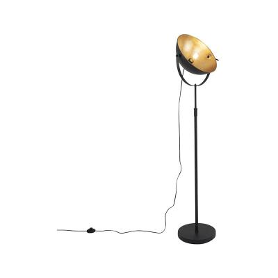QAZQA  led lampadaires magnax - noir - industriel - longueur 40.5cm