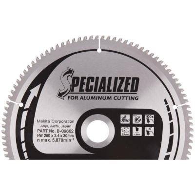 MAKITA Lame Carbure pour aluminium 260, al&eacute;sage 30 - 