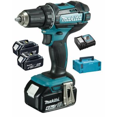 MAKITA Perceuse visseuse 18 V Li-Ion - 4 Ah - Diam&egrave;tre 13mm - 3 Batteries