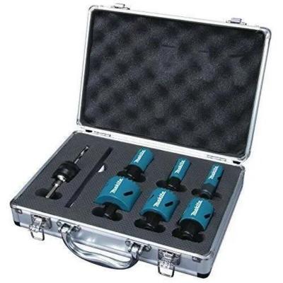 MAKITA Kit de scie &agrave; trous 8 pi&egrave;ces &agrave; changement rapide B-11988