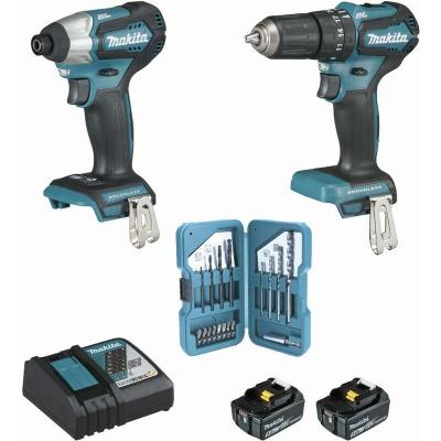 MAKITA Perceuse DTD155 + Visseuse &agrave; choc DHP483 18V 5Ah - DLX2221TJ2 - 