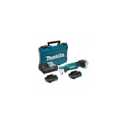 MAKITA  - Perceuse visseuse d'angle 12V CXT Li-Ion 2Ah &Oslash; 10mm &agrave; cl&eacute; - DA332DWAE
