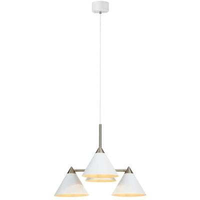 MARKSLOJD  Klint Suspension Dome Plafonnier 4 Lumi&egrave;res Blanc, Acier