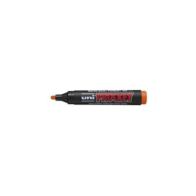 UNI BALL Marqueur Pointe Biseaut&eacute;e Large Uni-Ball prockey PM126 Orange 5,7 mm