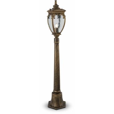 MAYTONI  Lighting -  Fleur Borne ext&eacute;rieure noire avec or, IP44