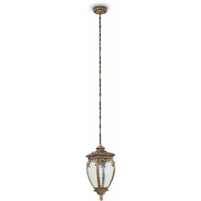 MAYTONI  Fleur Plafonnier d'ext&eacute;rieur suspendu noir avec or, IP44