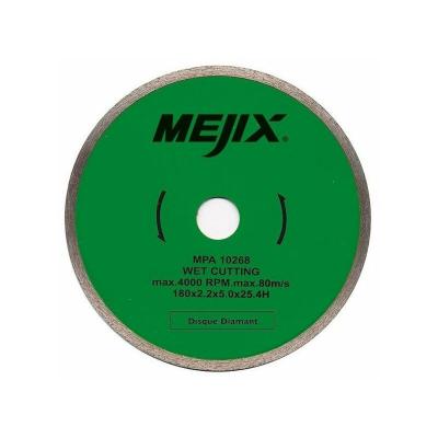 MEJIX  Disque diamant 180 mm, BR 25,4 / 22,2 mm